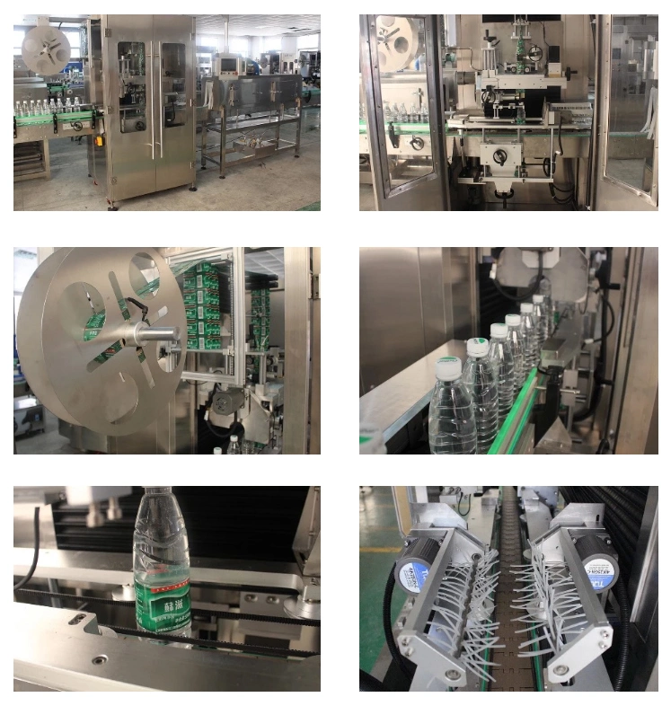 Automatic Heating Bottle Shrink Sleeve Labeling Machine /Shrink Sleeve Applicator with Steam Tunnel