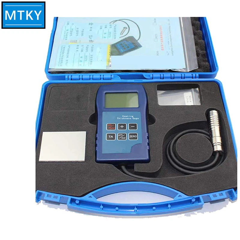 0 to 1250um Digital Coating Thickness Gauge Meter Tester for Measuring Non-Magnetic Metal